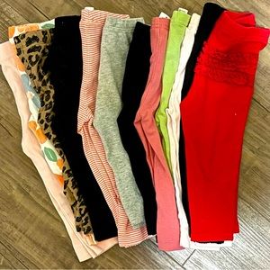 Baby girl pants bundle